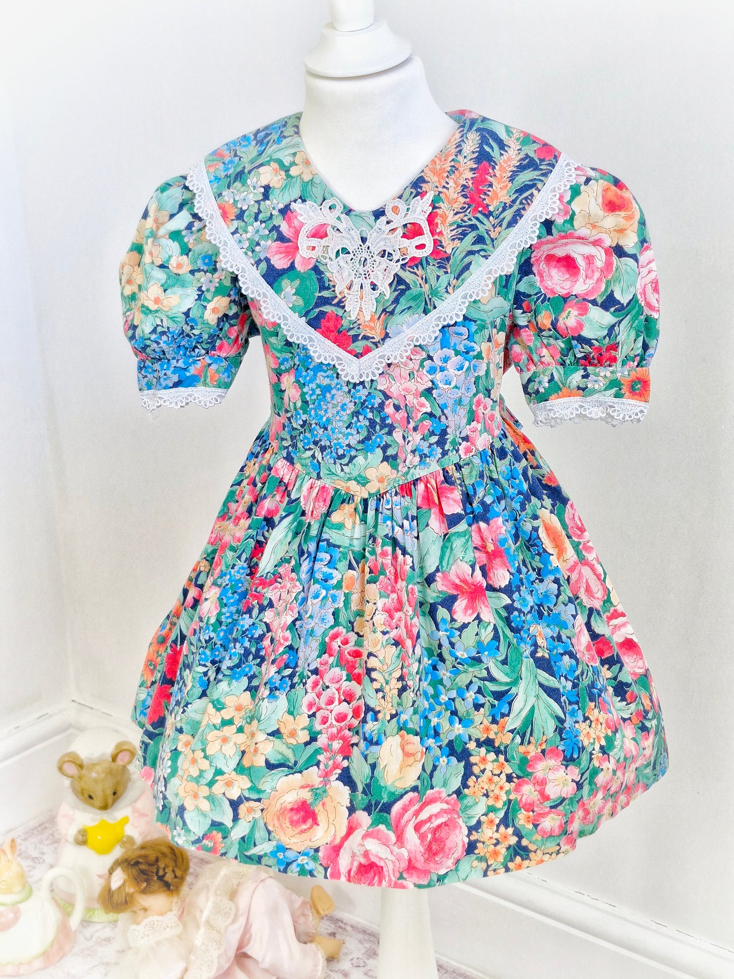 4 years. Floral vintage dress from Wildflowers Collection