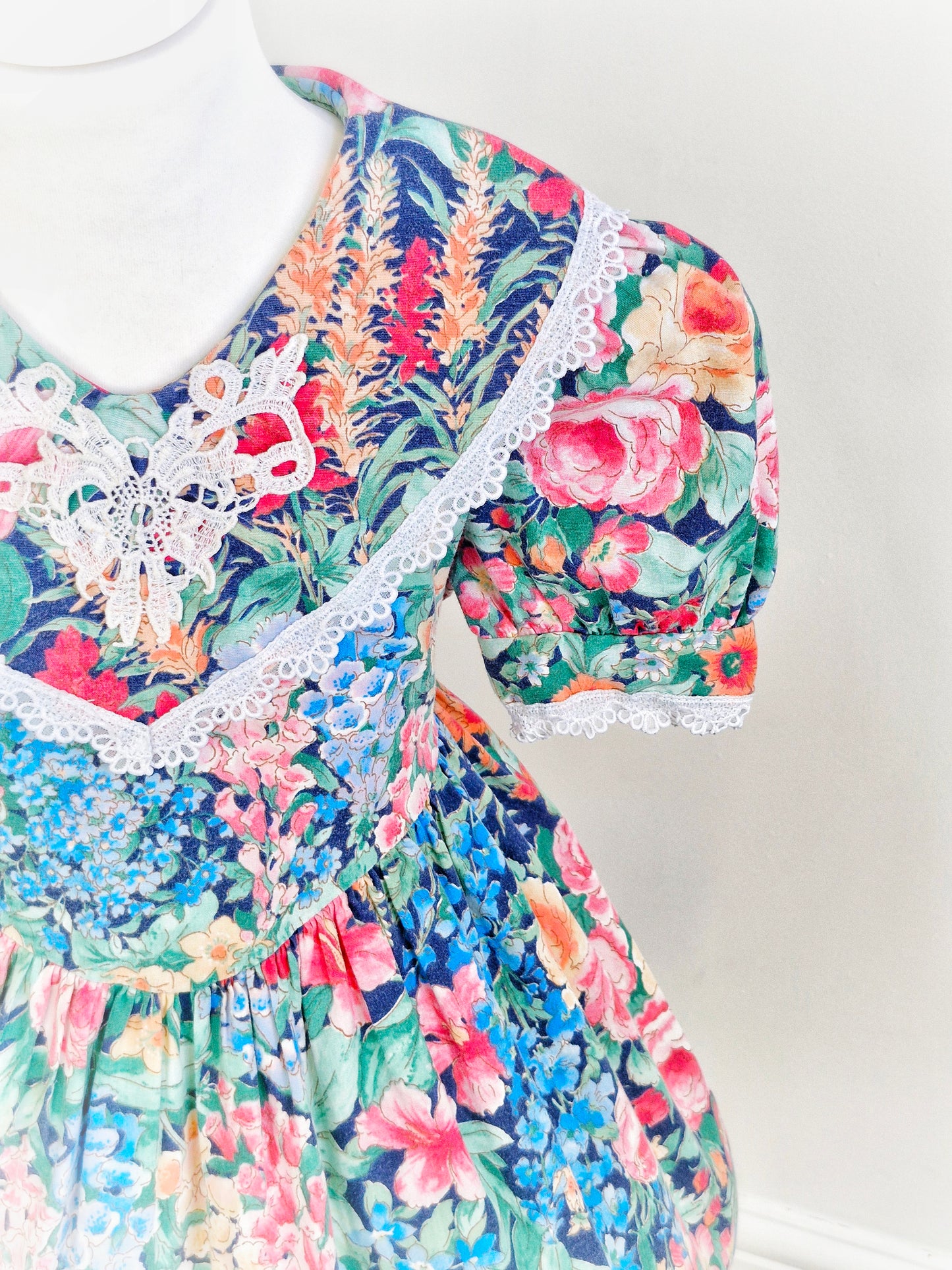 4 years. Floral vintage dress from Wildflowers Collection