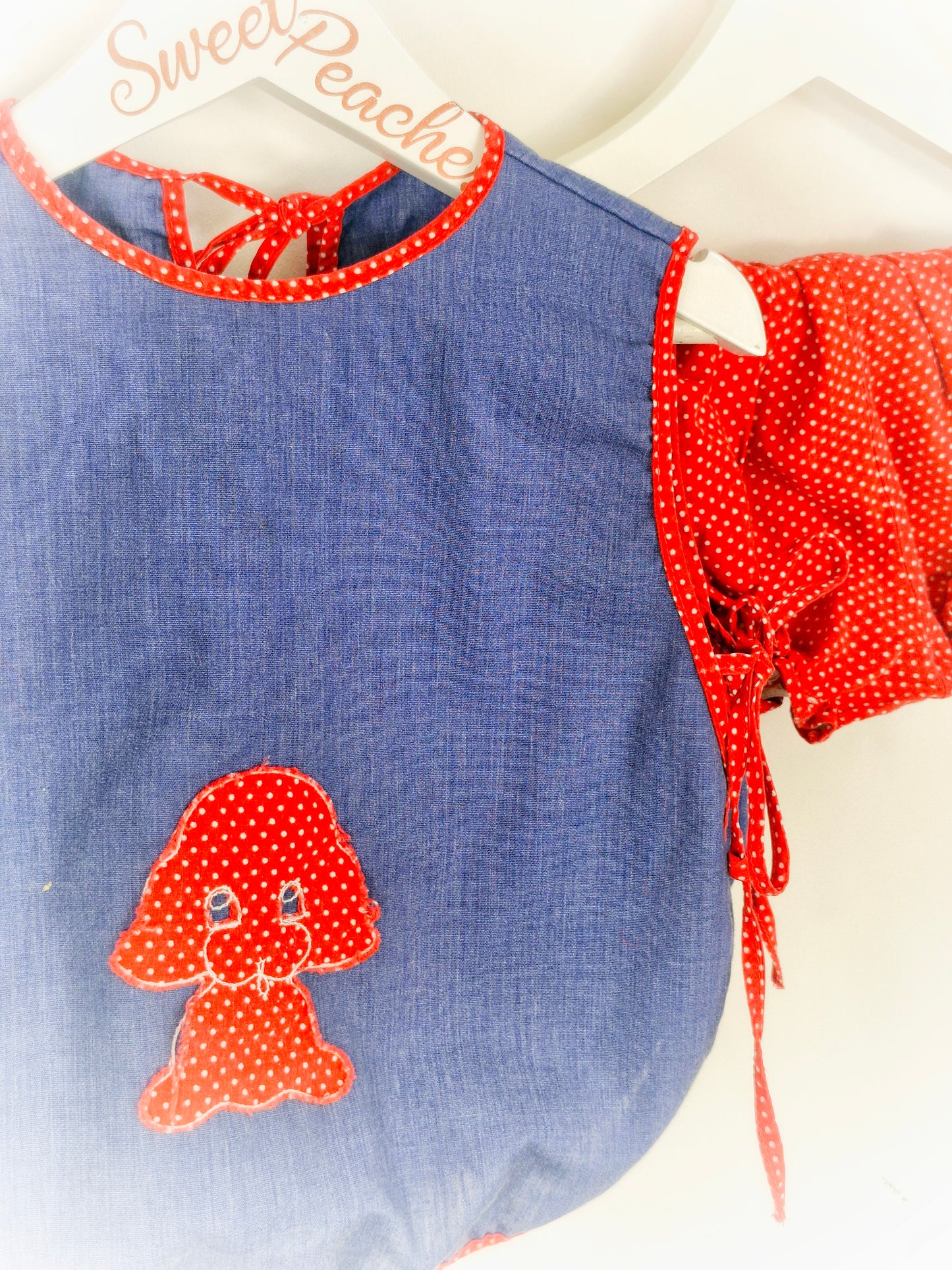 6-12 months. Two piece handmade set