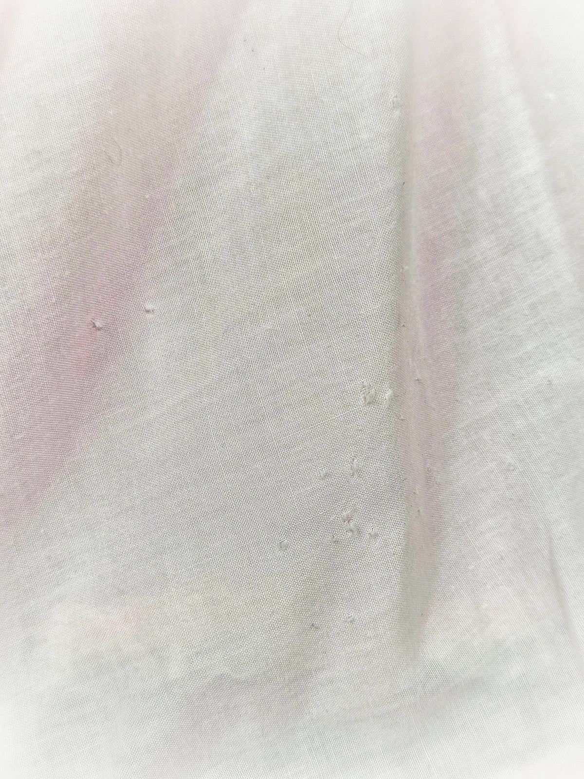 9-12 months. Pink vintage smock dress embroidered with dainty flowers. Small faults*