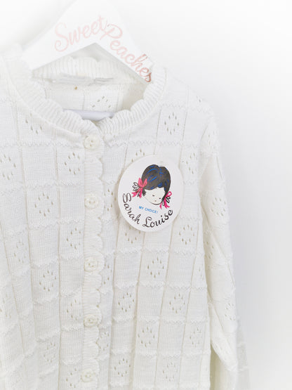 5-6 years vintage Sarah Louise cardigan, still with tags