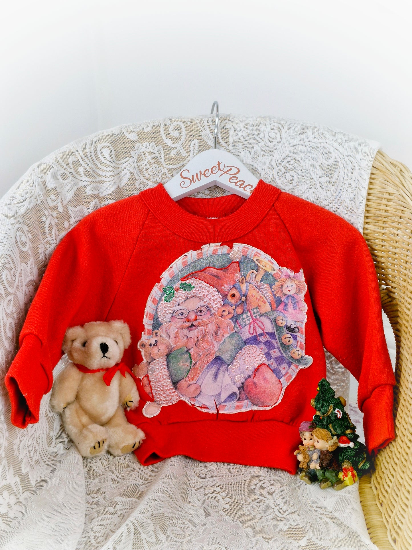 9-12 months. Vintage Fisher Price Christmas sweater