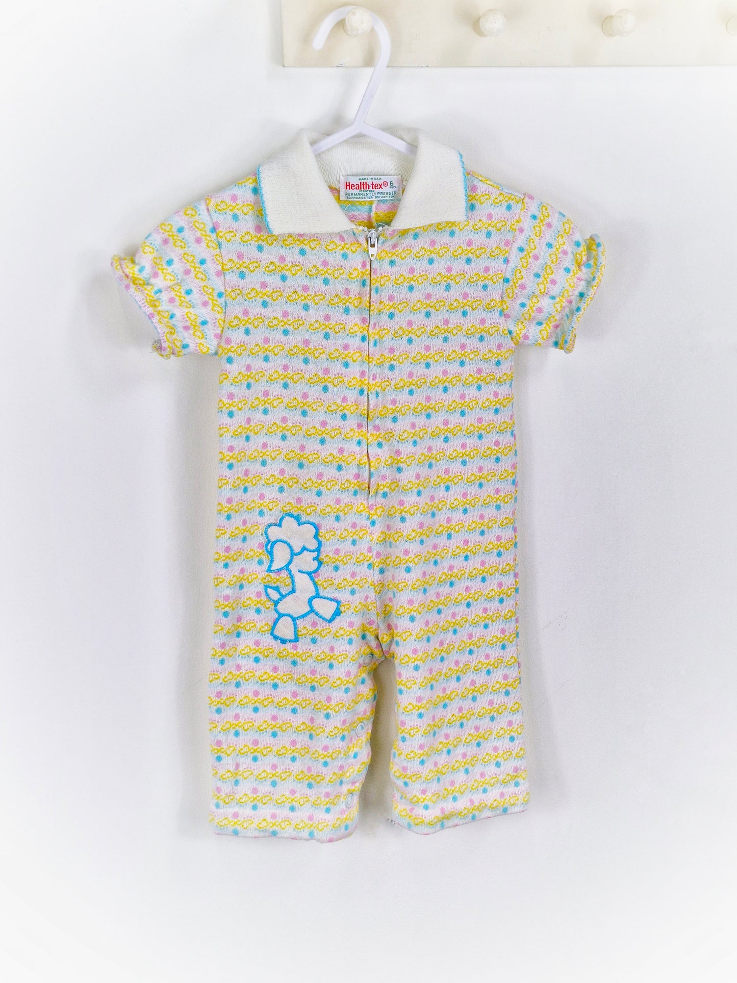 6 months. Vintage Healthtex romper