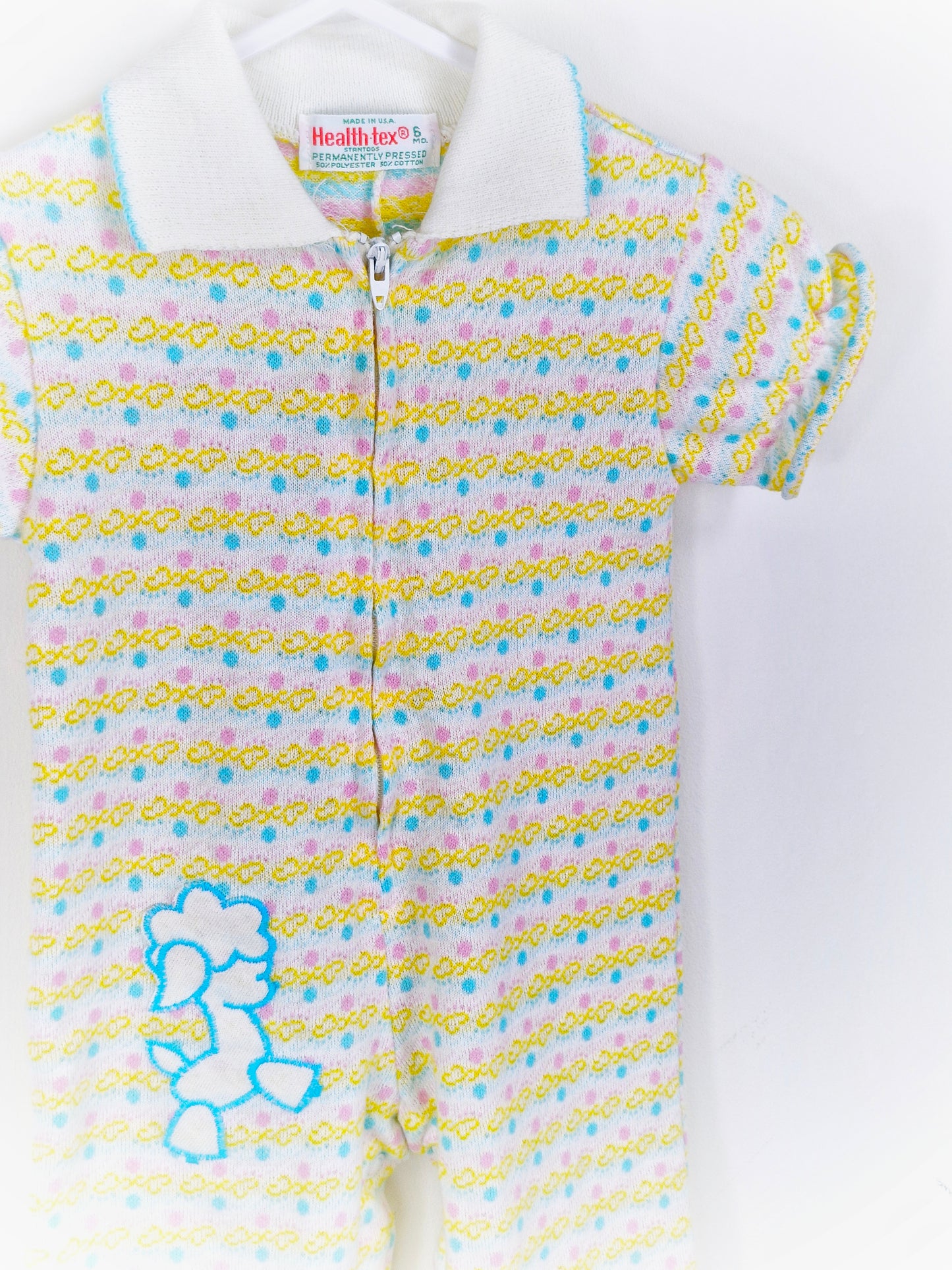 6 months. Vintage Healthtex romper