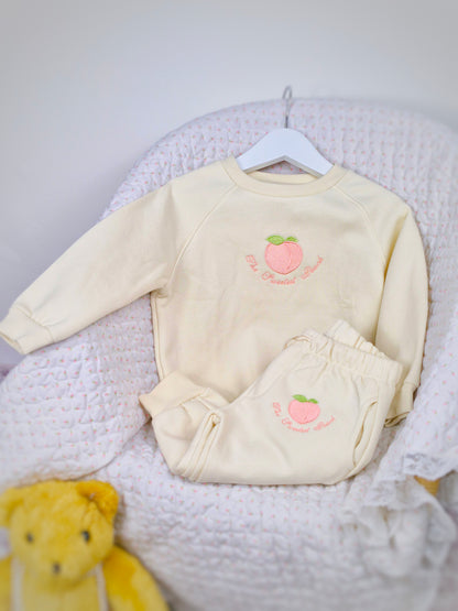 The Sweetest Peach tracksuits