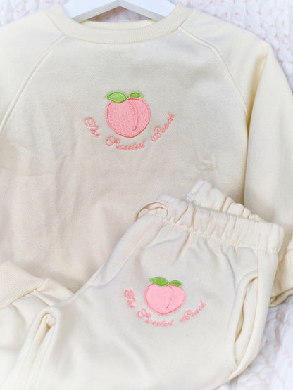 The Sweetest Peach tracksuits