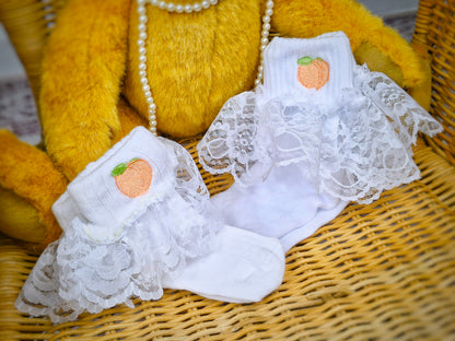 The Sweetest Peach socks