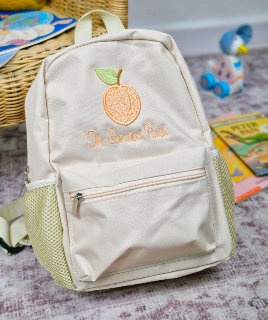 The Sweetest Peach mini backpacks