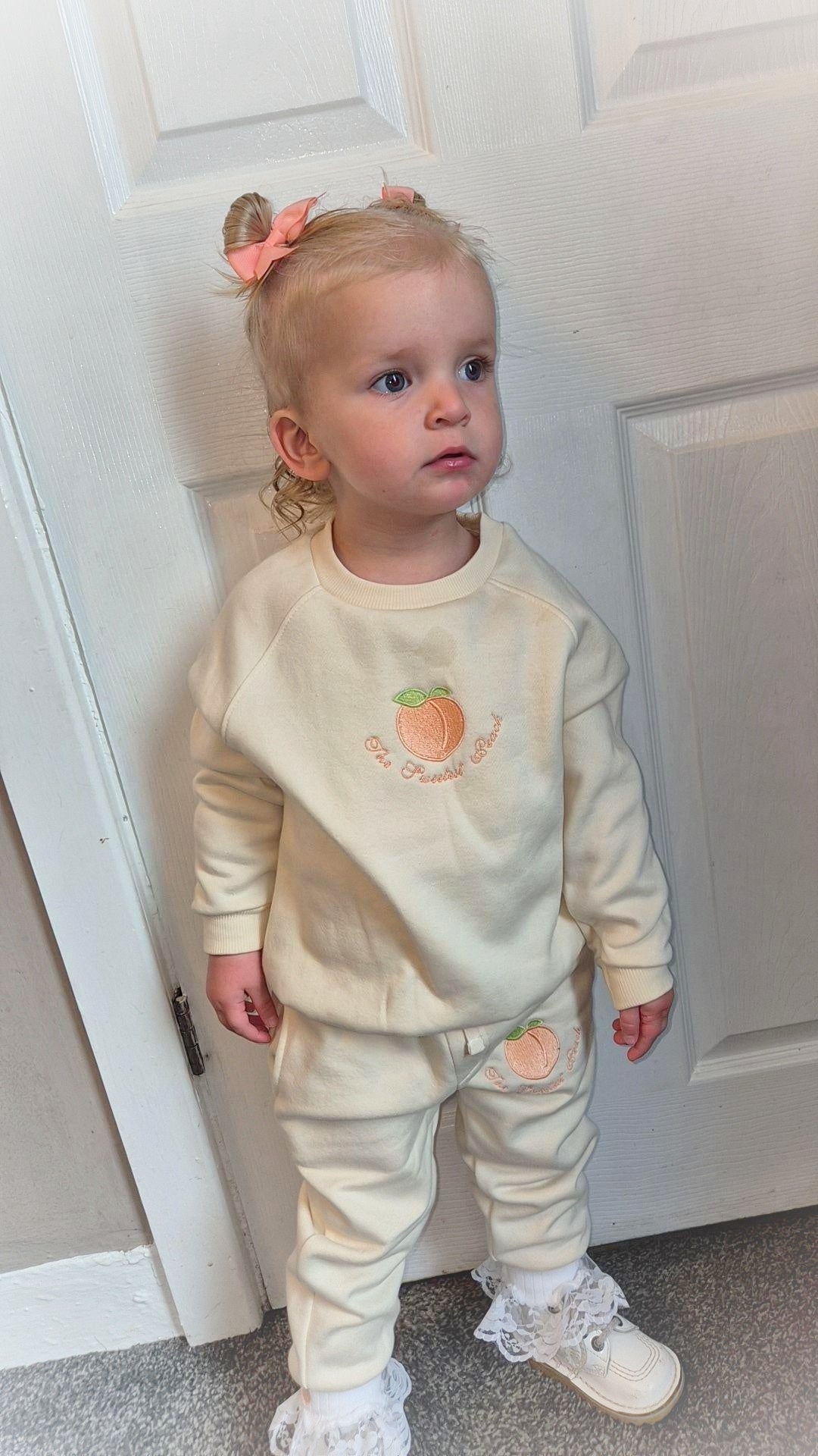 The Sweetest Peach tracksuits
