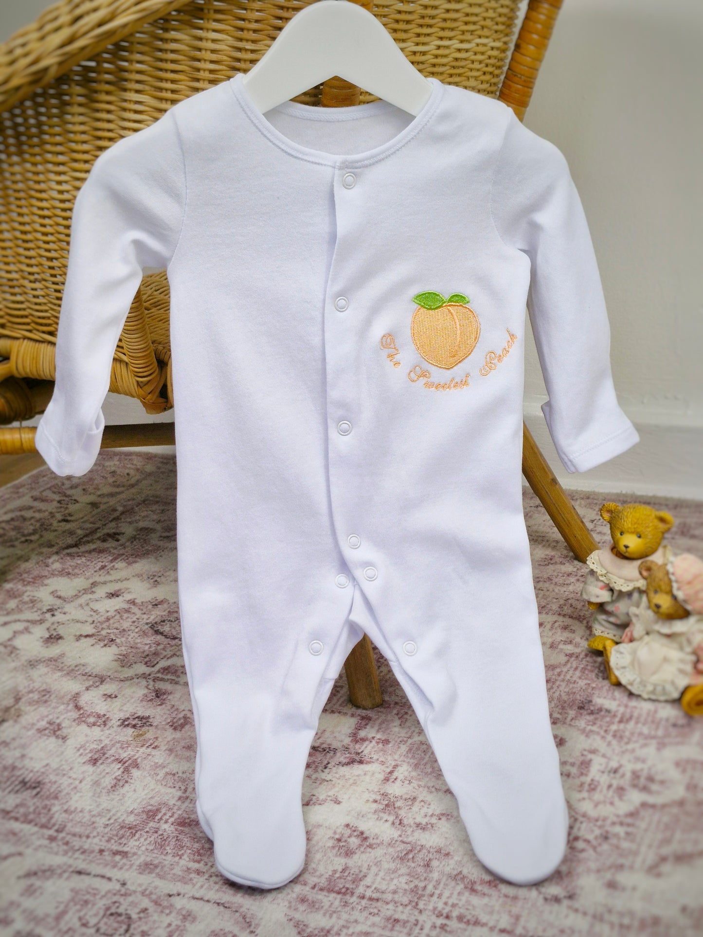 The Sweetest Peach babygrow