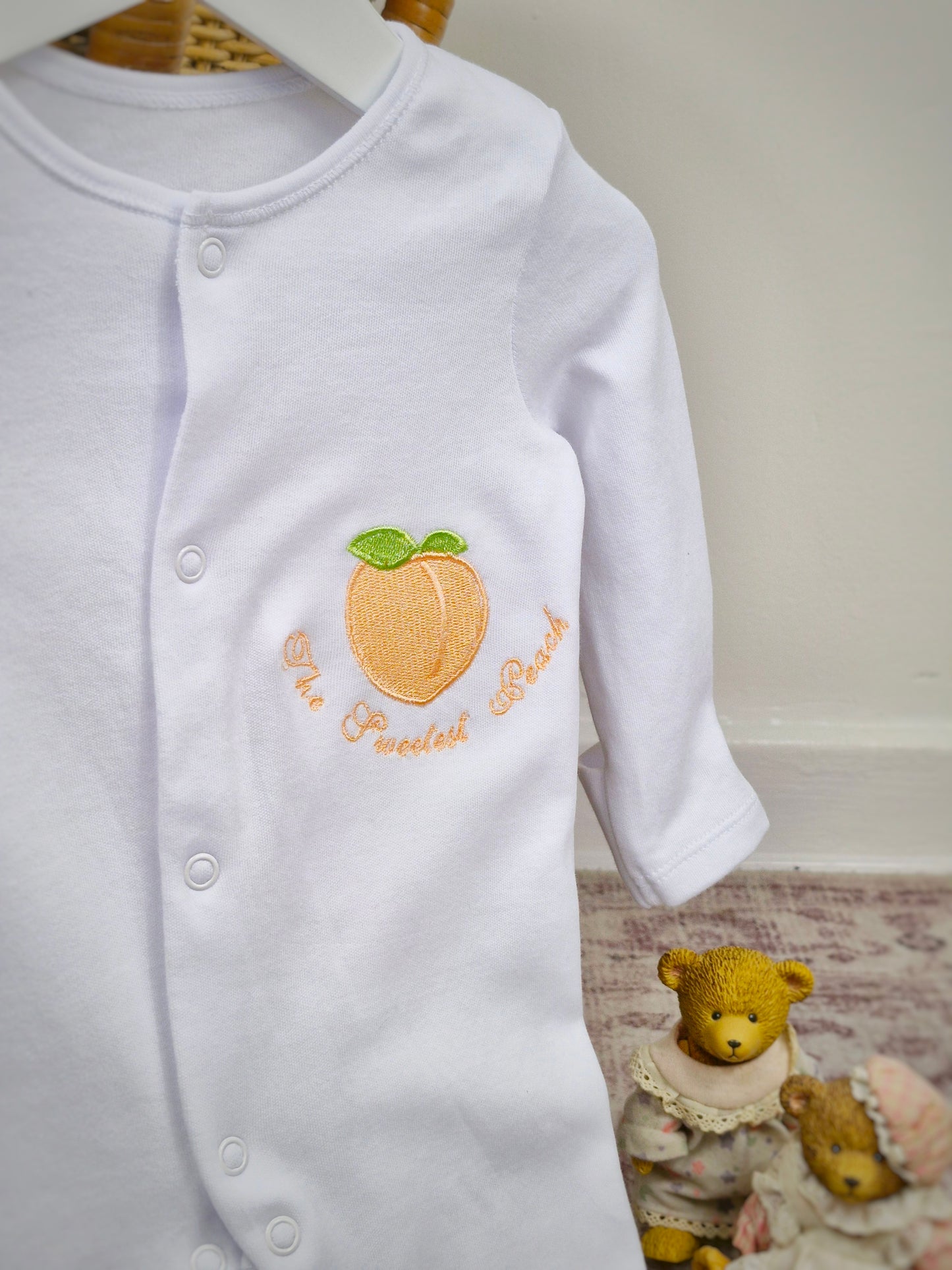 The Sweetest Peach babygrow