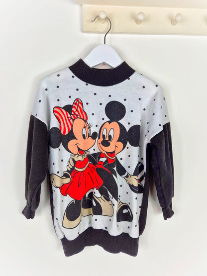 4-5 years. Disney Mickey and Minnie Mouse sweater.