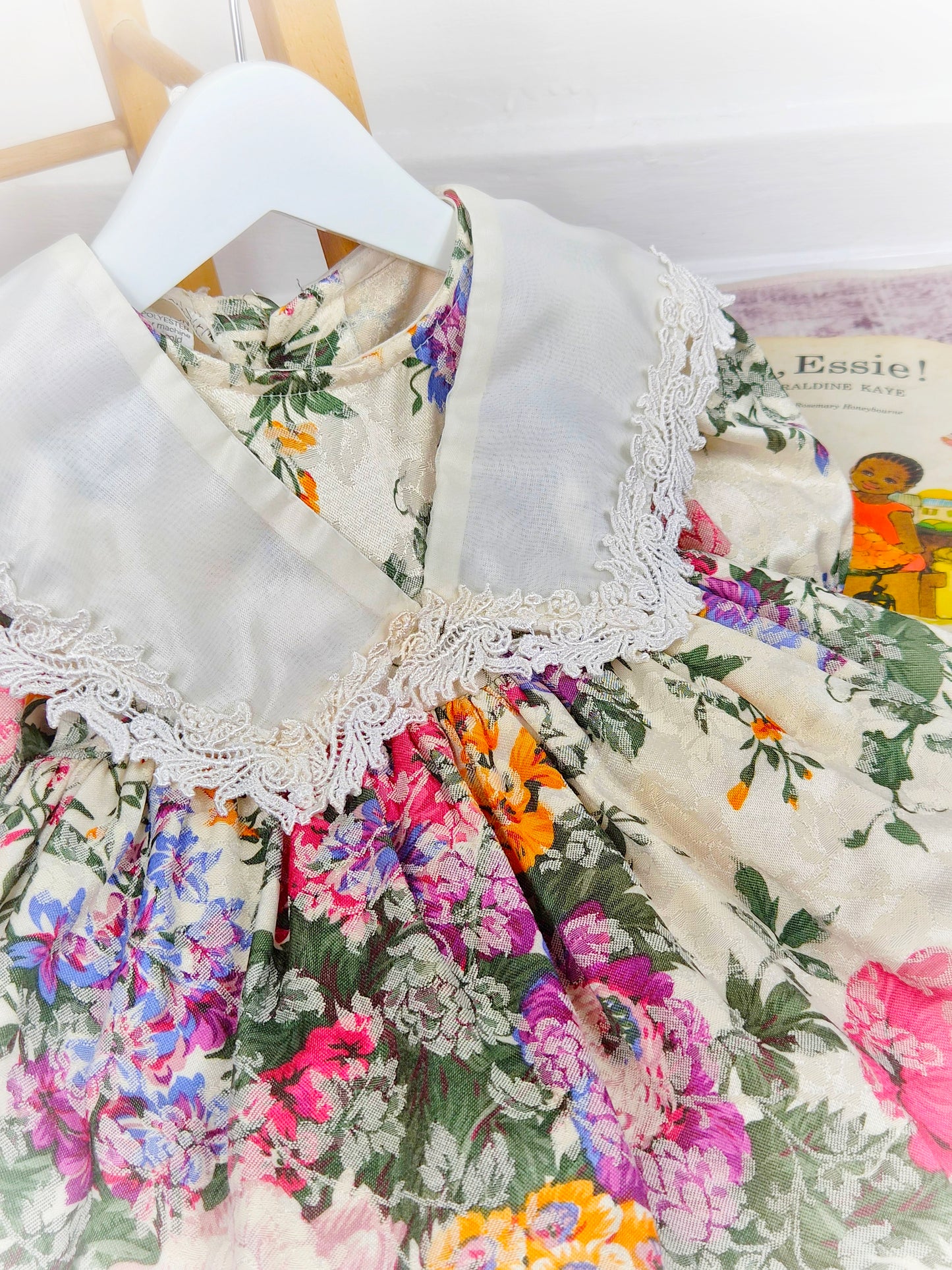 2 years. Granny core floral dress by Chelsea girl